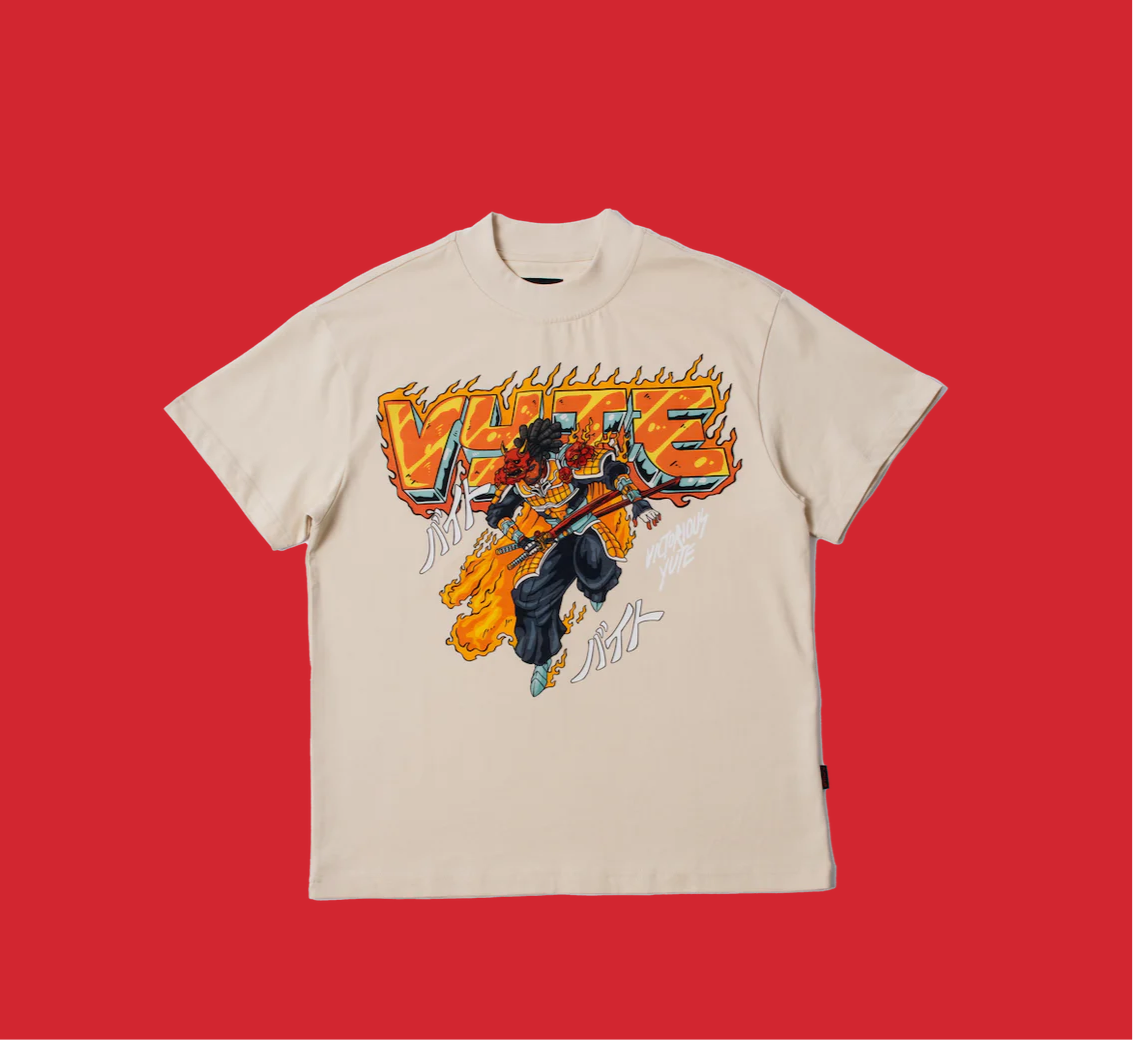 VY SAMURAI TEE - BEIGE