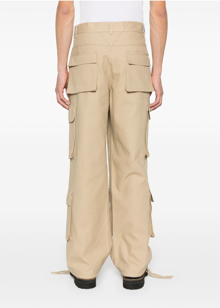 Represent
Logo-plaque cargo trousers