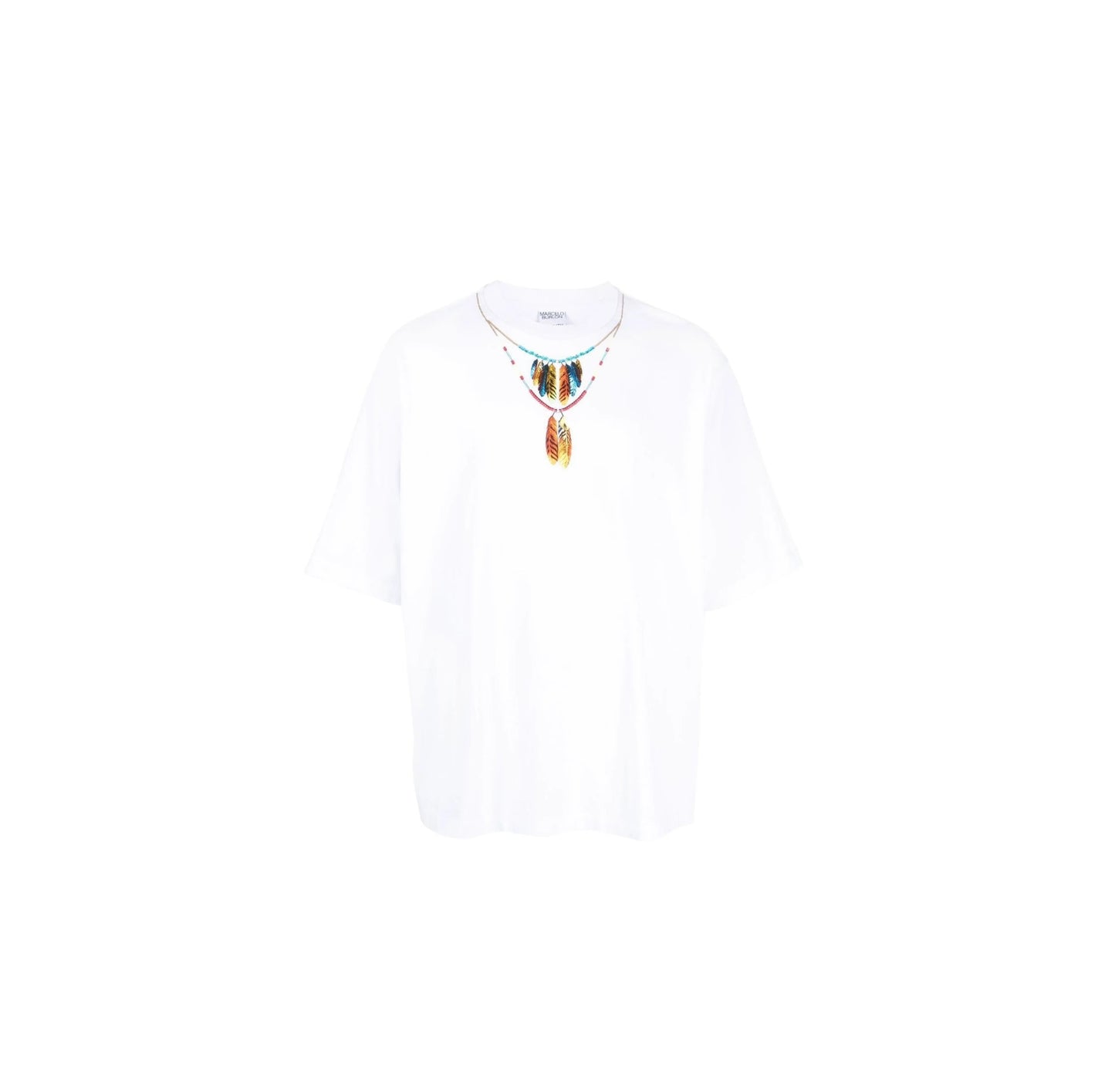 Marcelo Burlon County of Milan necklace-print short-sleeve T-Shirt