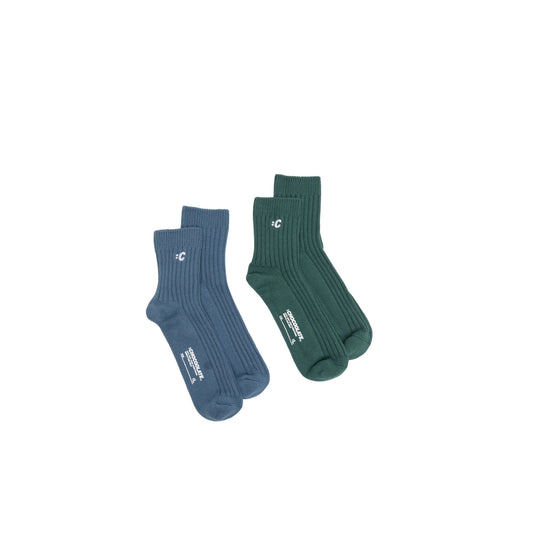 CHOCOOLATE
Letter-embroidered socks (set of two)