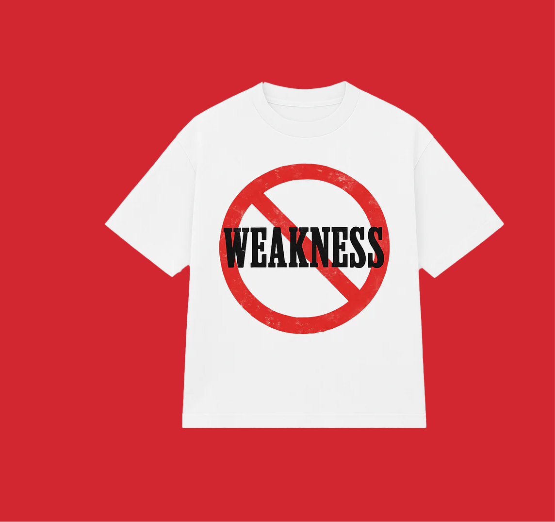 VY NO WEAKNESS TEE - WHITE SHIRT