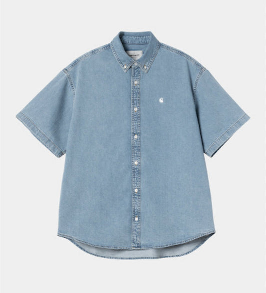 Carhartt WIP Lucas Short Sleeve Shirt |
Blue (bleached)
