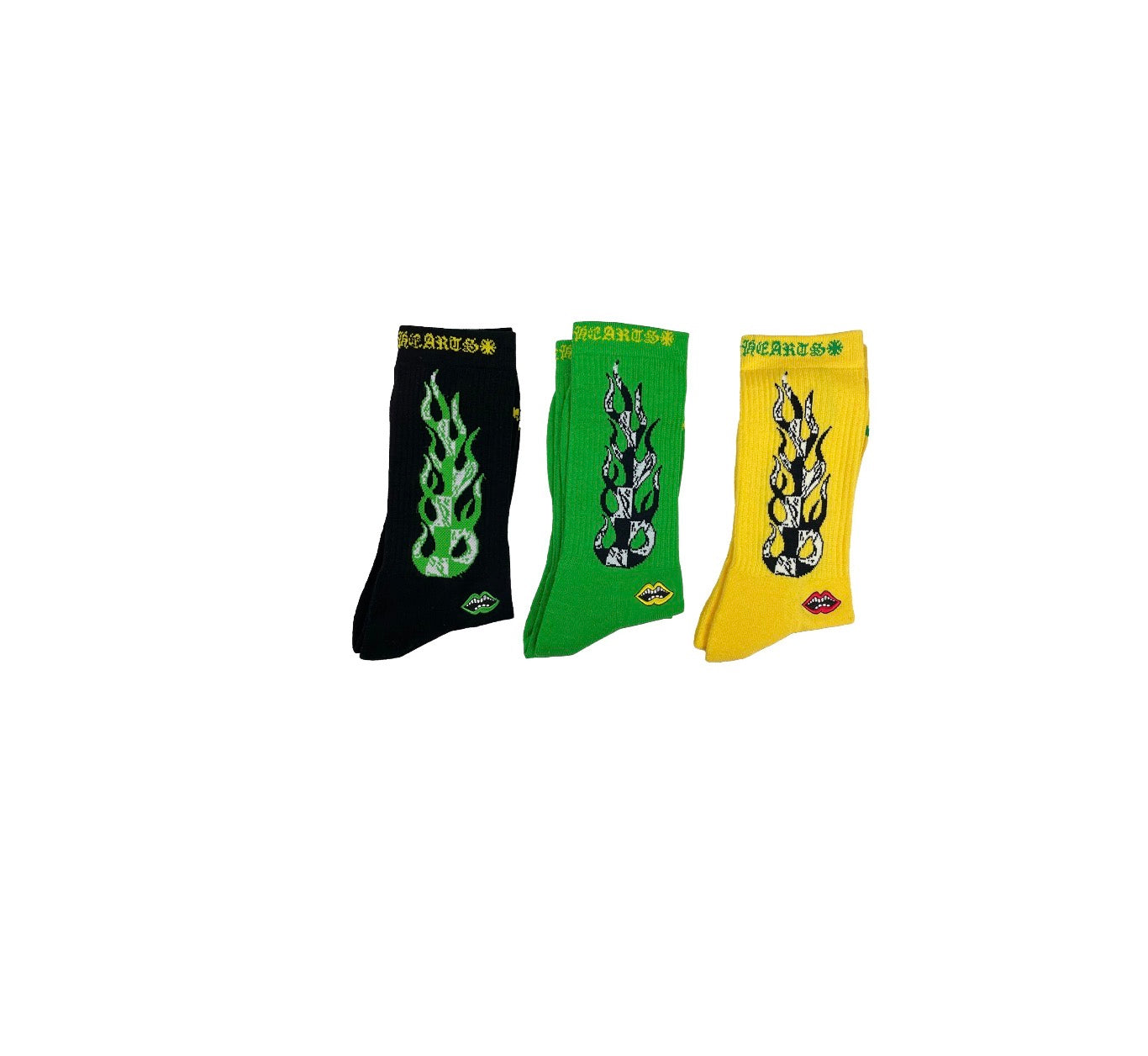 Chrome Hearts x Matty Boy Flame socks