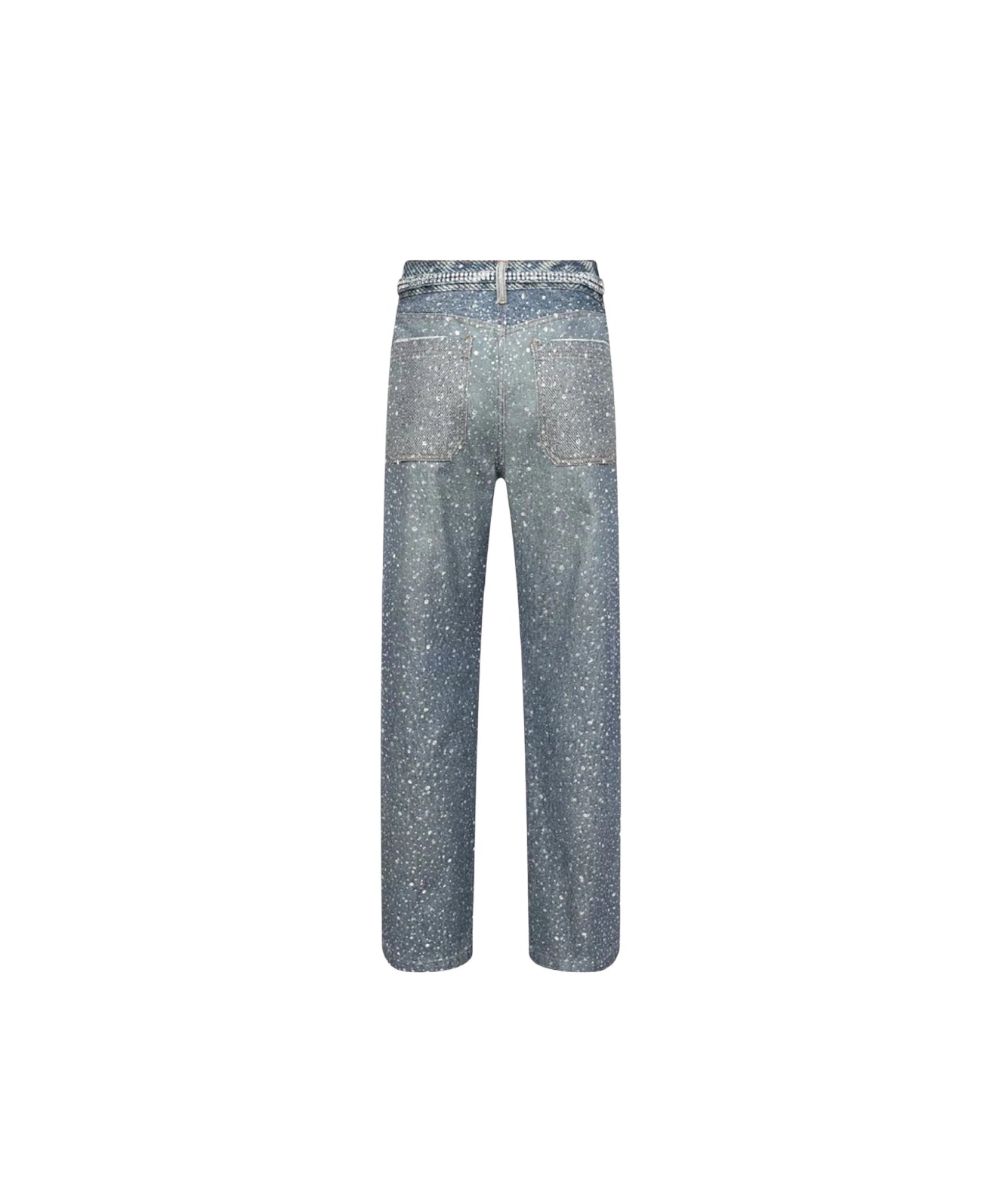 BIRTH OF ROYAL CHILD
Crystal-embellished jeans