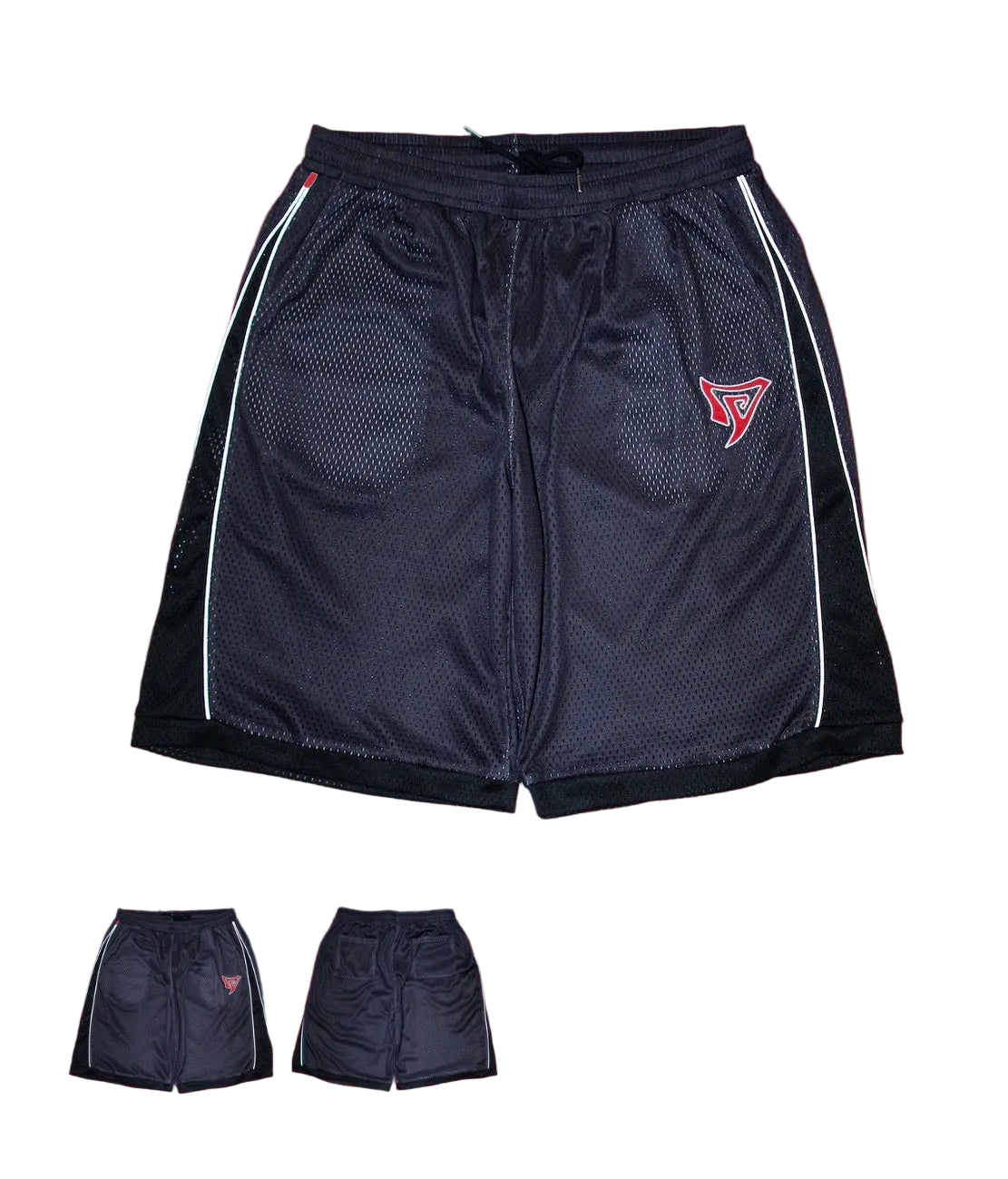 VY Reflective black mesh shorts