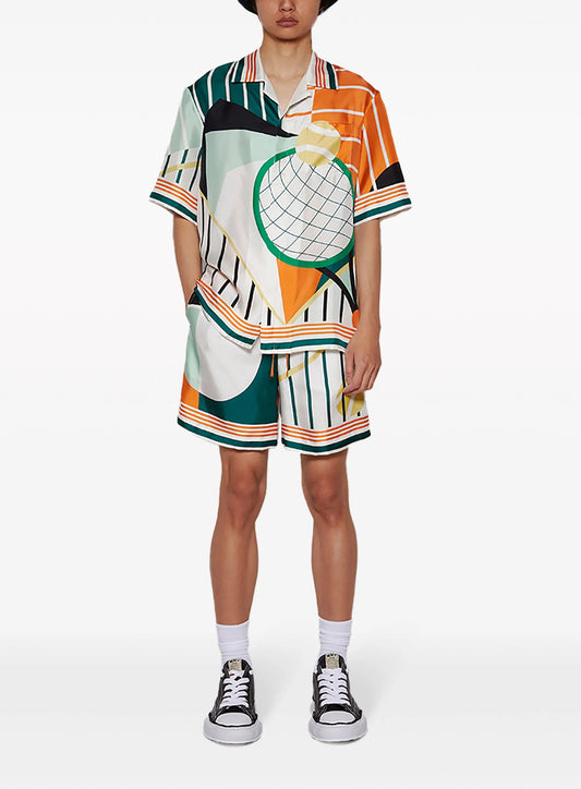 Casablanca
Court Abstrait track shorts