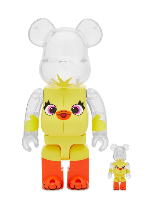 Bearbrick x Disney Pixar Toy Story 4 Ducky 100% & 400% Set