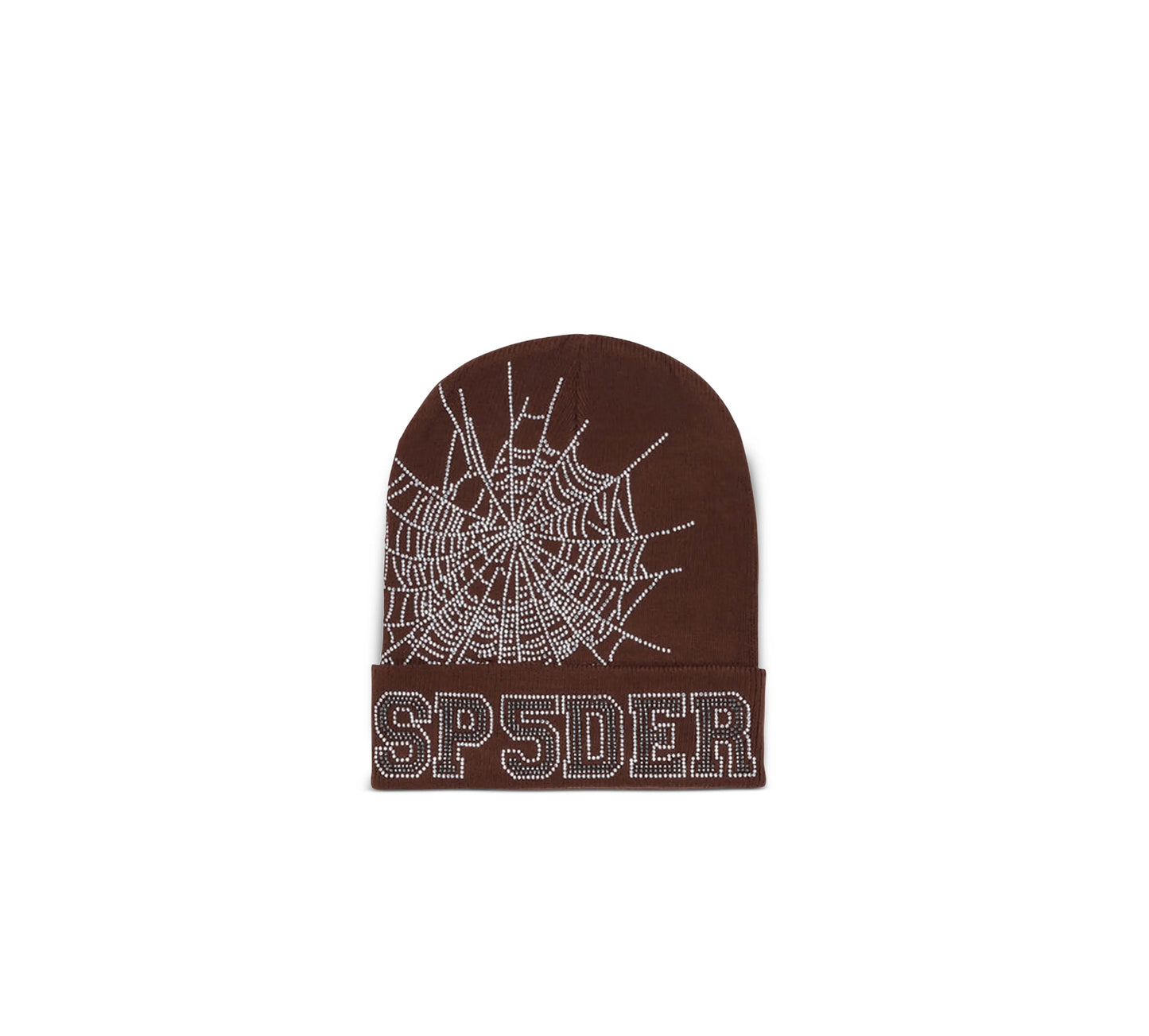 SP5DER
Rhinestone-embellished beanie