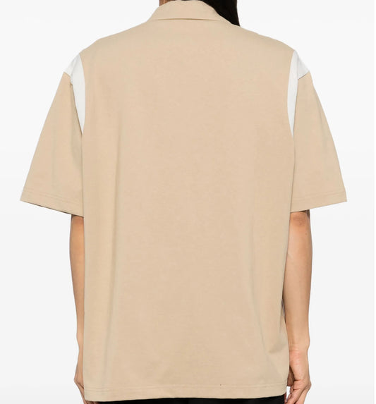 CROQUIS
Panelled polo shirt