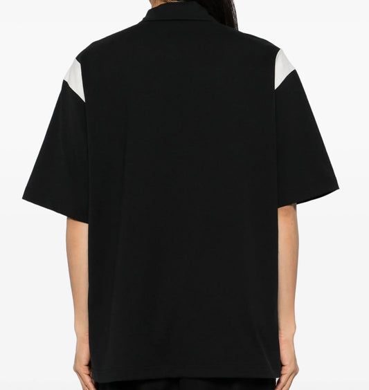 CROQUIS
Panelled polo shirt