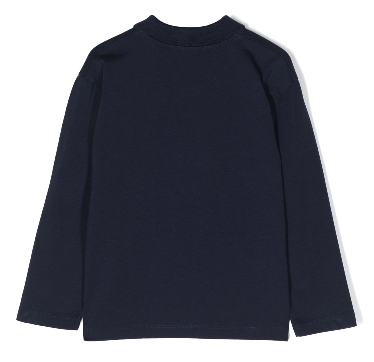 There Was One Kids logo-print cotton polo shirt