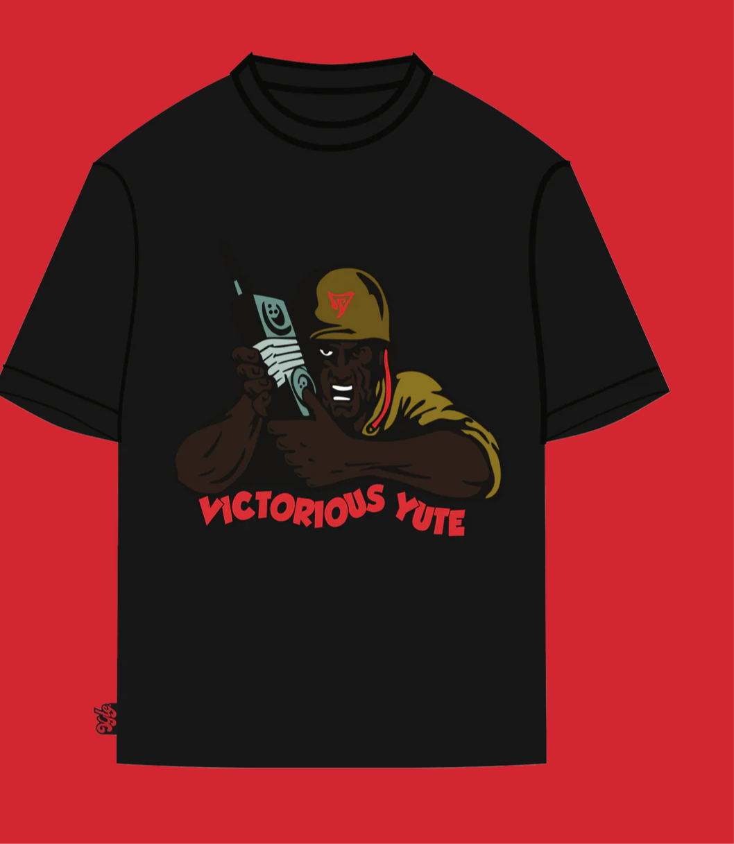 VY IN BLACK T-SHIRT