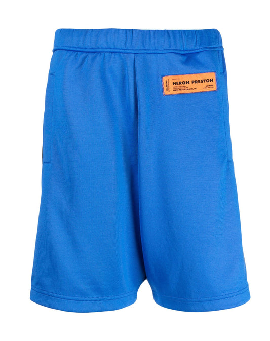 HERON PRESTON Logo Patch track shorts