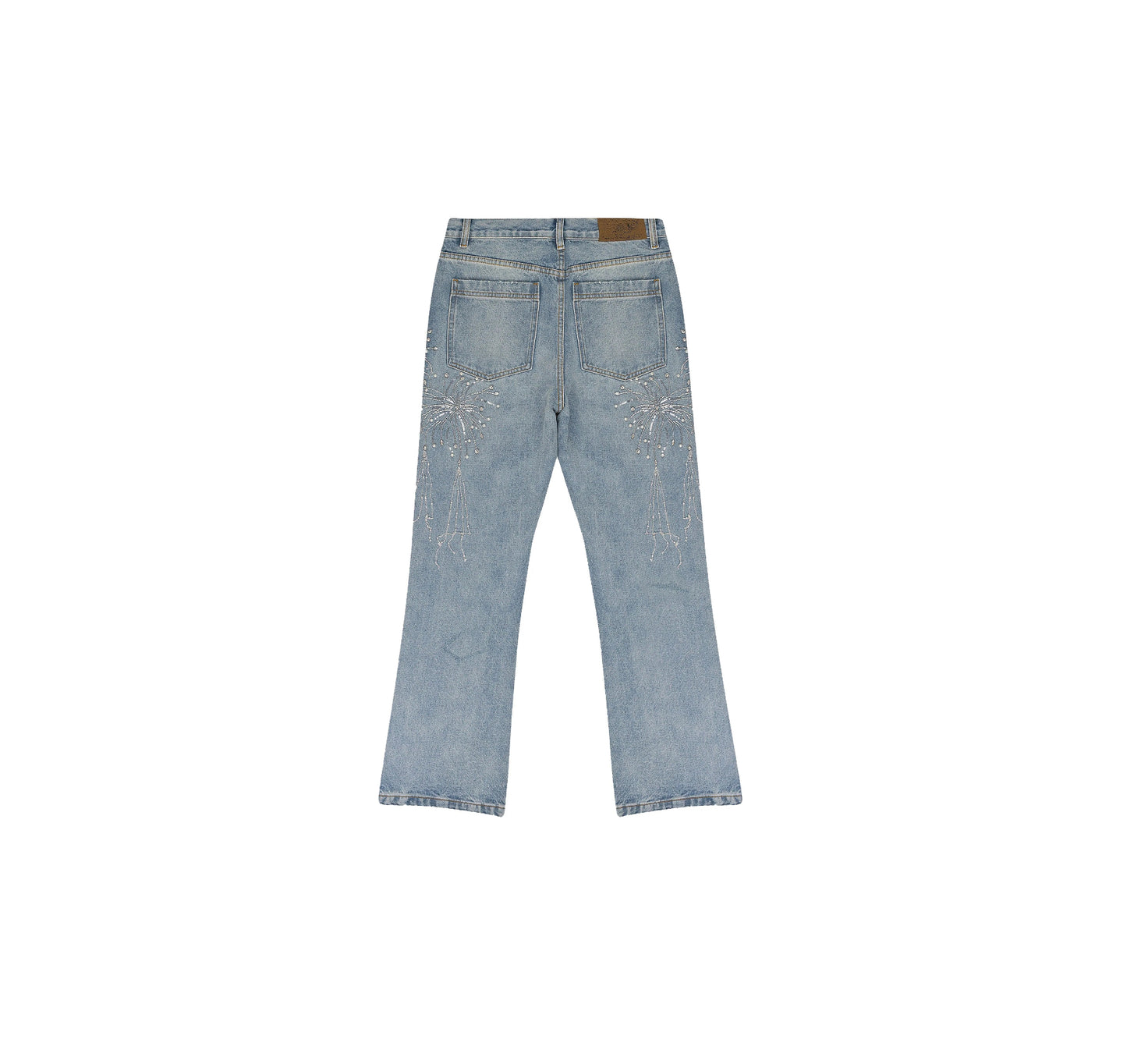 BIRTH OF ROYAL CHILD
Beaded-fireworks jeans