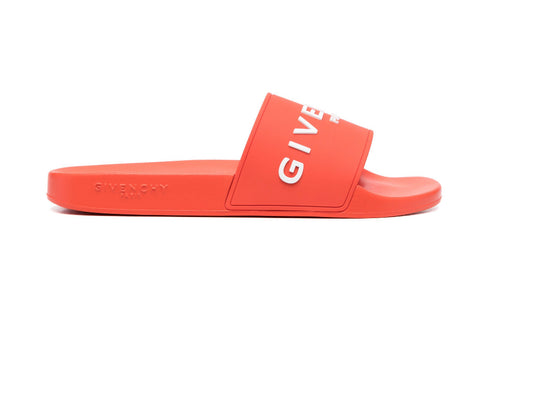 Givenchy logo-embossed moulded-footbed slides