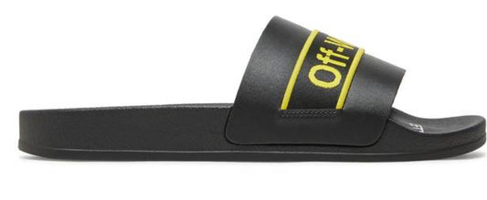 Off-White Industrial Sliders 'Black yellow’