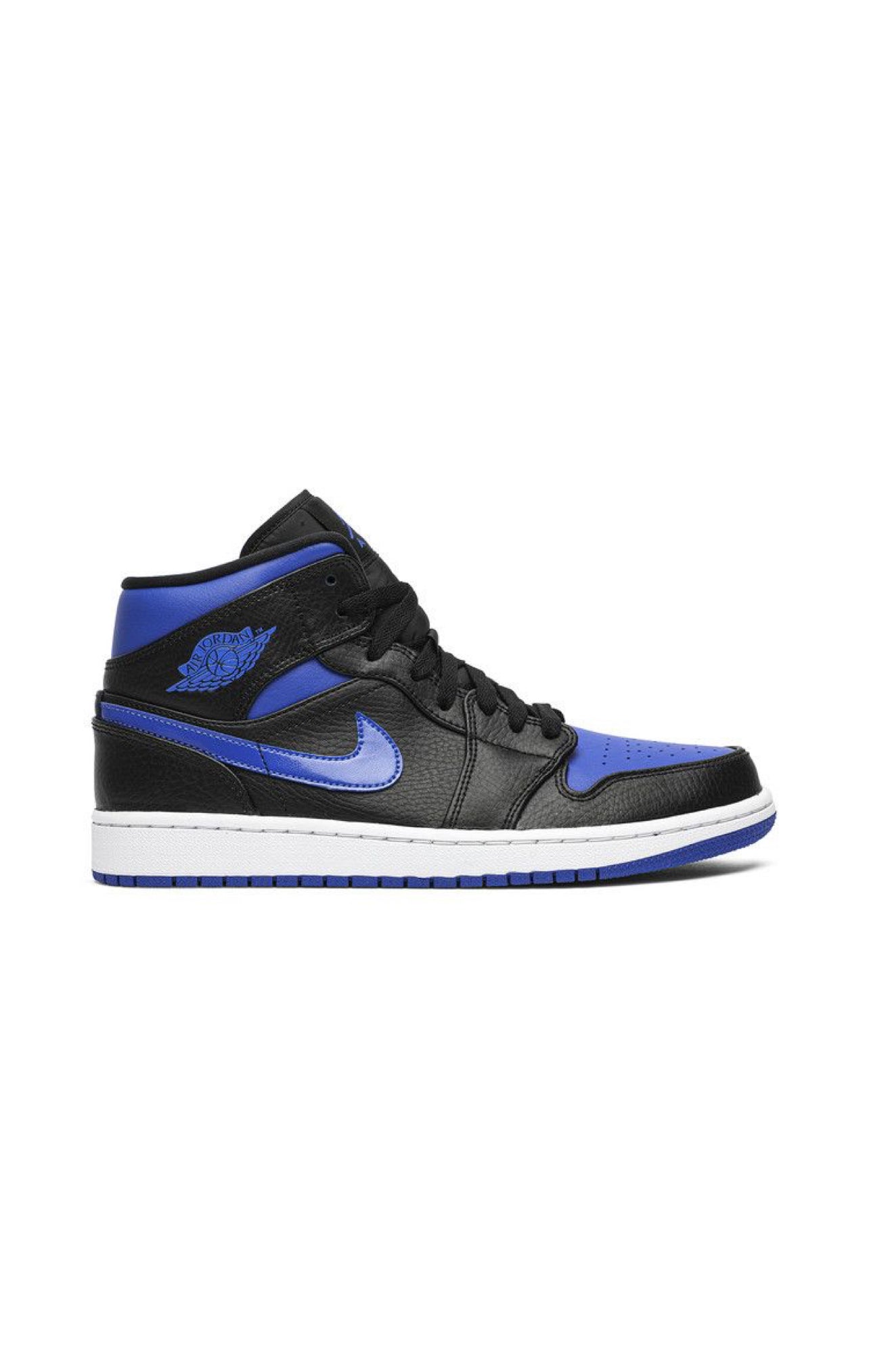 Air Jordan 1 Mid 'Black Hyper Royal'