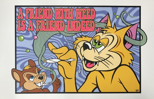 Best Buds Art Print (A FRIEND WITH WEED ‘SIGNED EDITION’)