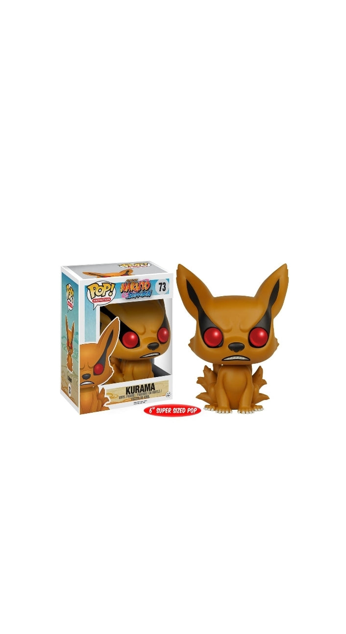 Funko POP Anime: Naruto Kurama 6" Action Figure,Multi