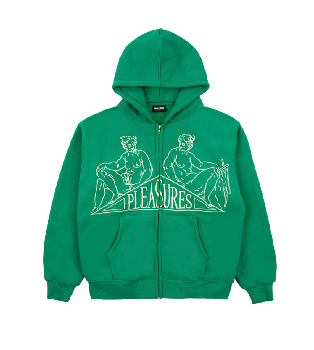 Pleasures zip up hoodie Clearance