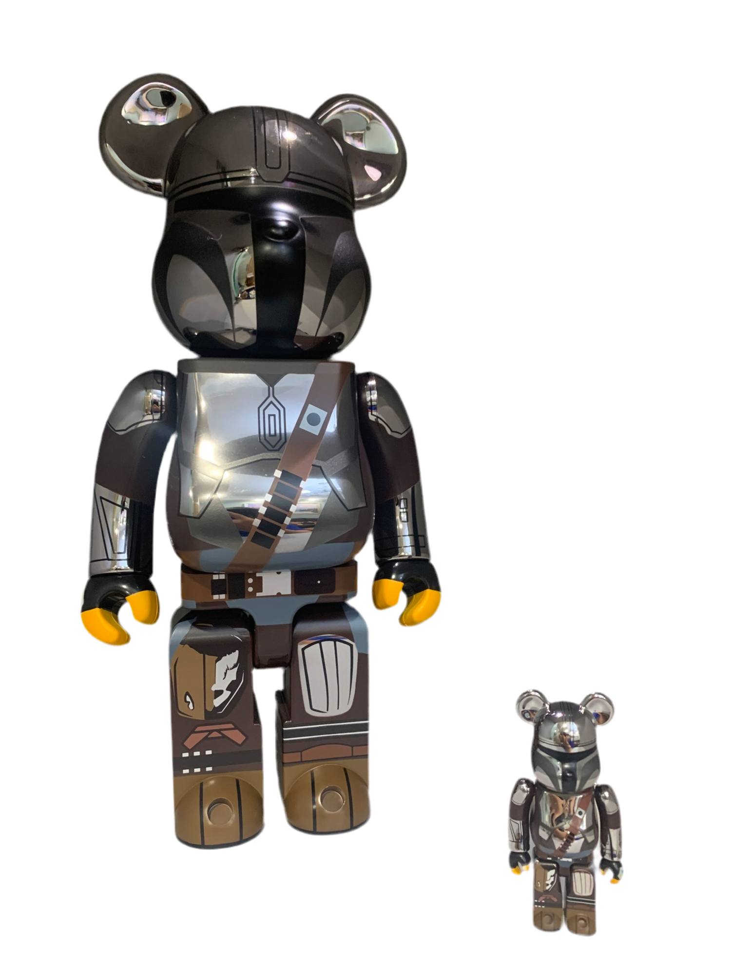 Bearbrick Star Wars The Mandalorian 100% & 400% Set – DRIPPED Bearbrick Star Wars The Mandalorian 100% & 400% Set – DRIPPED