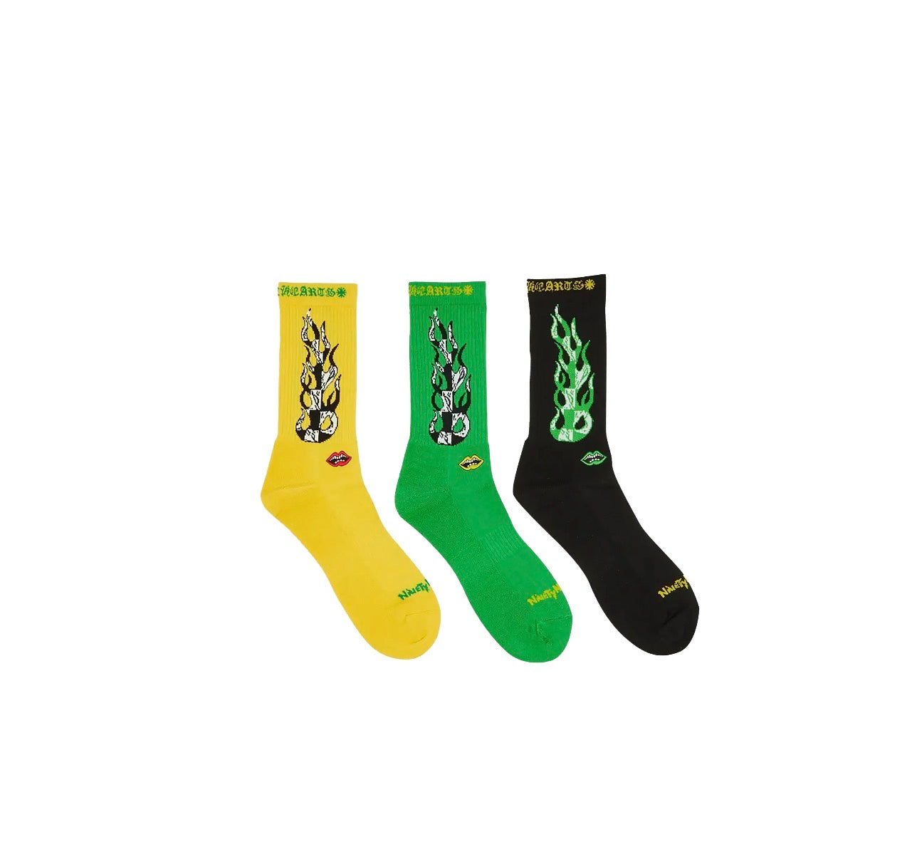 Chrome Hearts x Matty Boy Flame socks