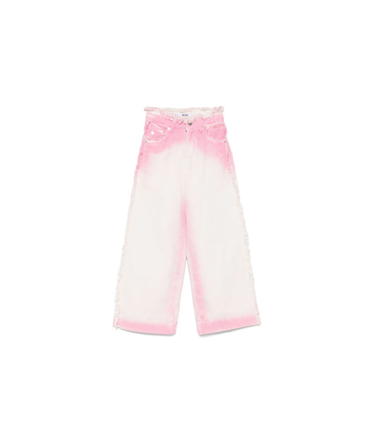 MSGM Kids airbrushed jeans