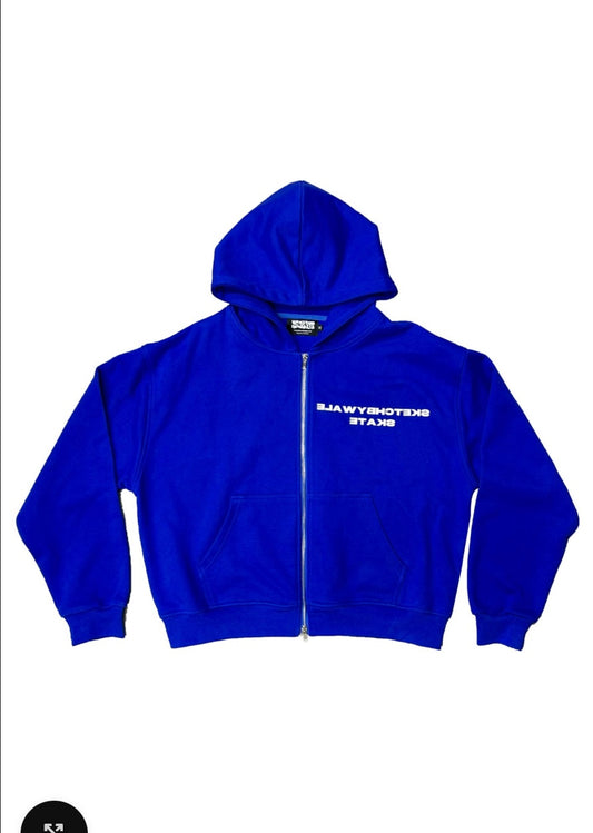 SBW BLUE MIRROR HOODIE