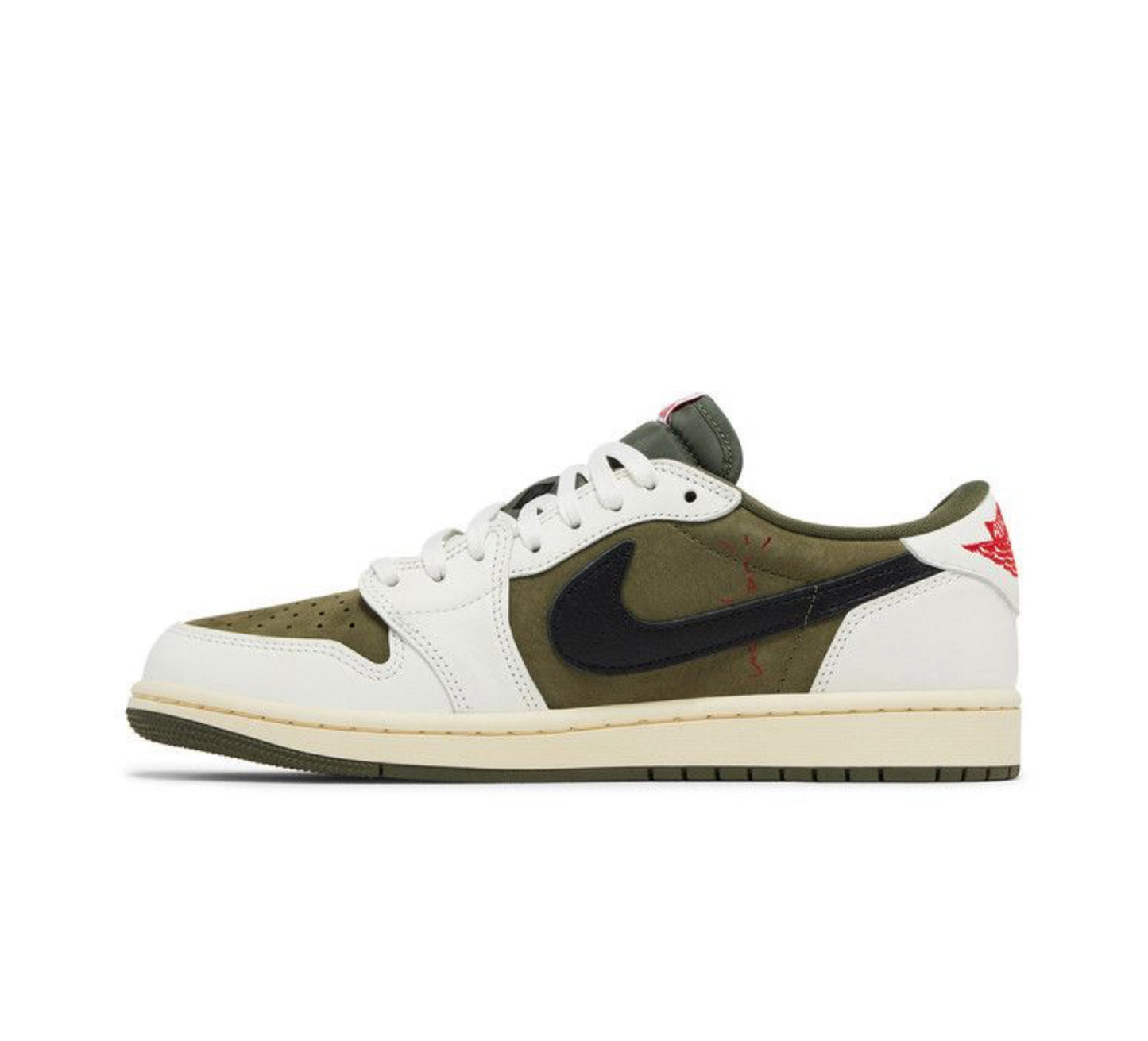 Travis Scott x Air Jordan 1 Retro Low OG SP 'Reverse Olive / Medi