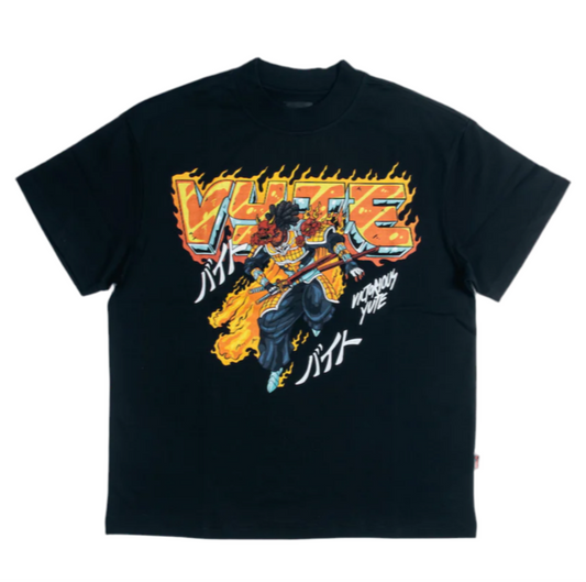 VY SAMURAI TEE - BLACK