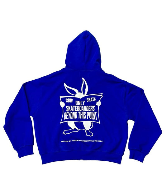 SBW BLUE MIRROR HOODIE