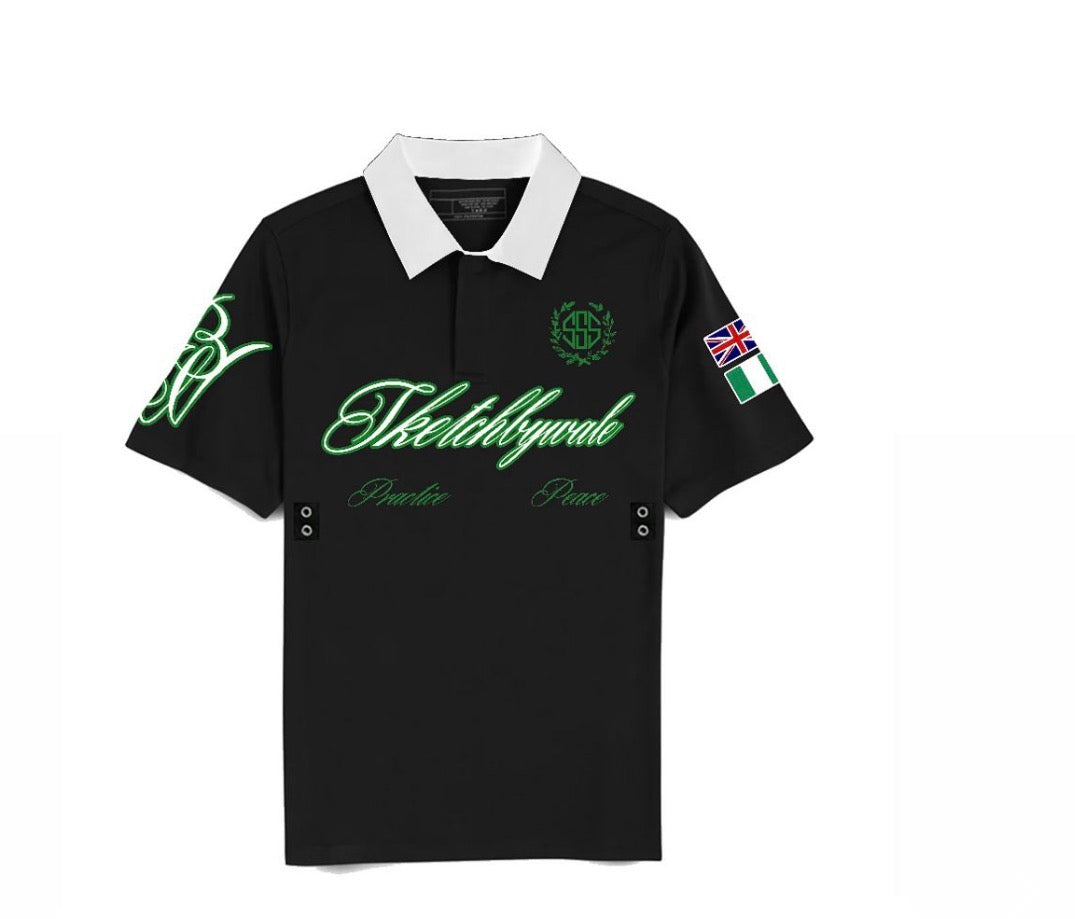 SBW RUGBY POLO BLACK