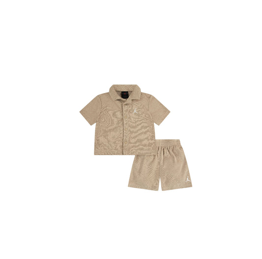 Jordan Kids
embroidered-logo terrycloth shorts set