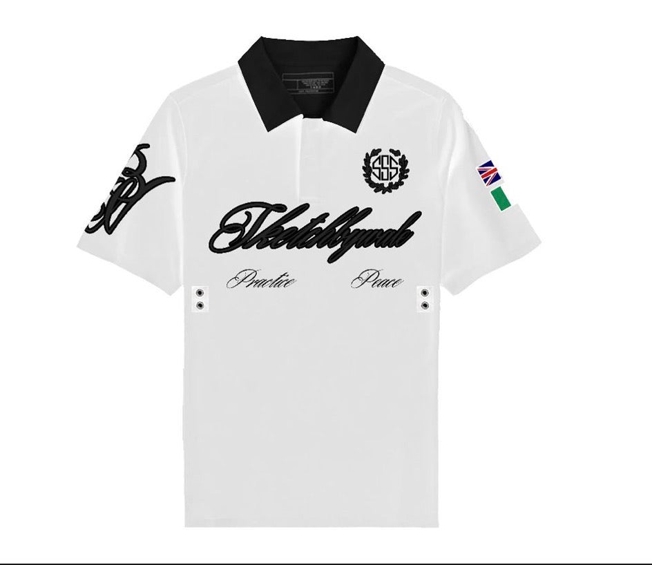 SBW RUGBY POLO WHITE