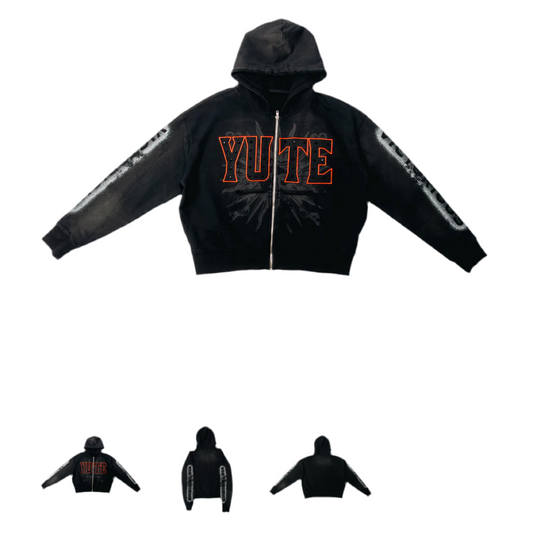 VY SUNFADE BLACK HOODIE