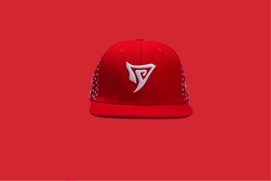 VY OG LOGO RED RHINESTONE SNAPBACK