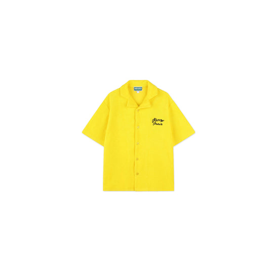 Kenzo Kids logo-embroidered shirt