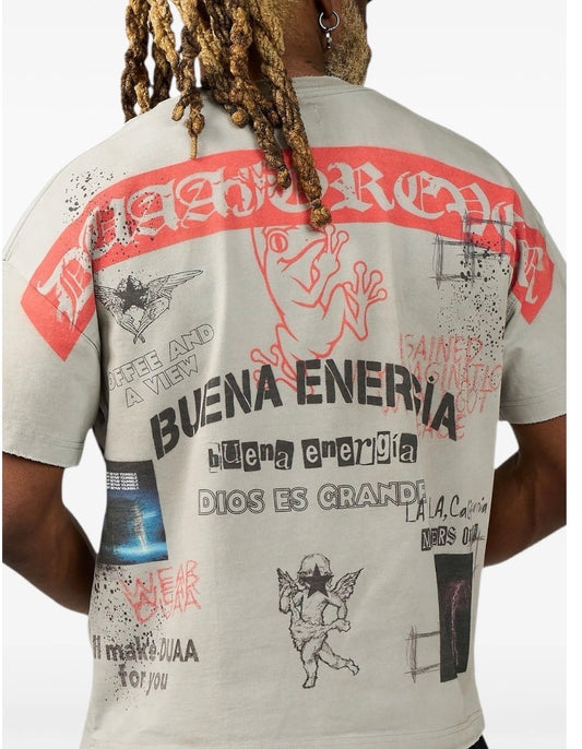 duaa
Rhinestone graphic T-shirt