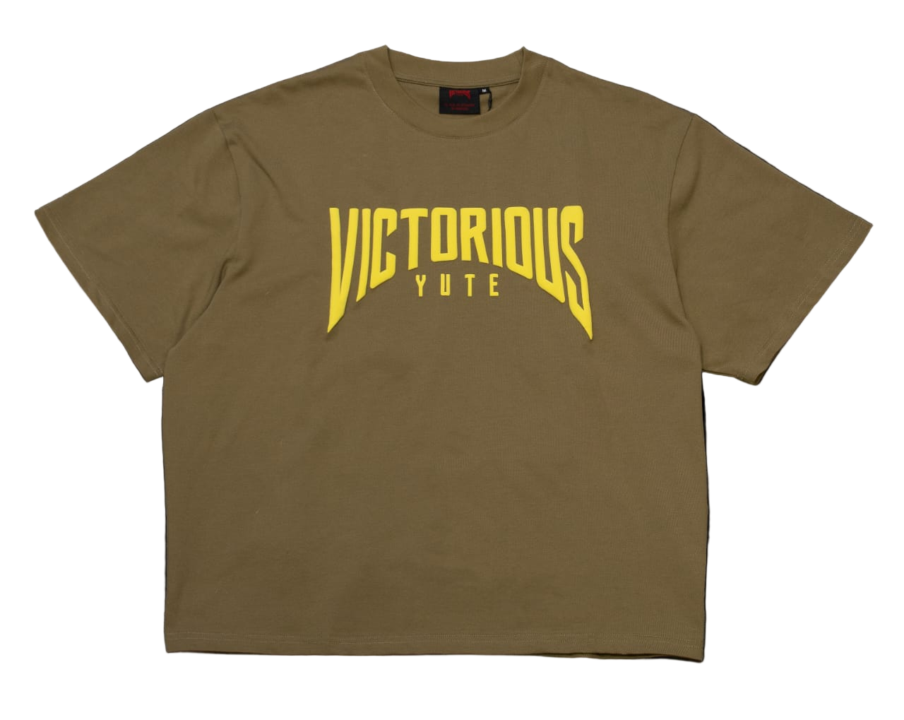 VY TEXT LOGO OLIVE T-SHIRT