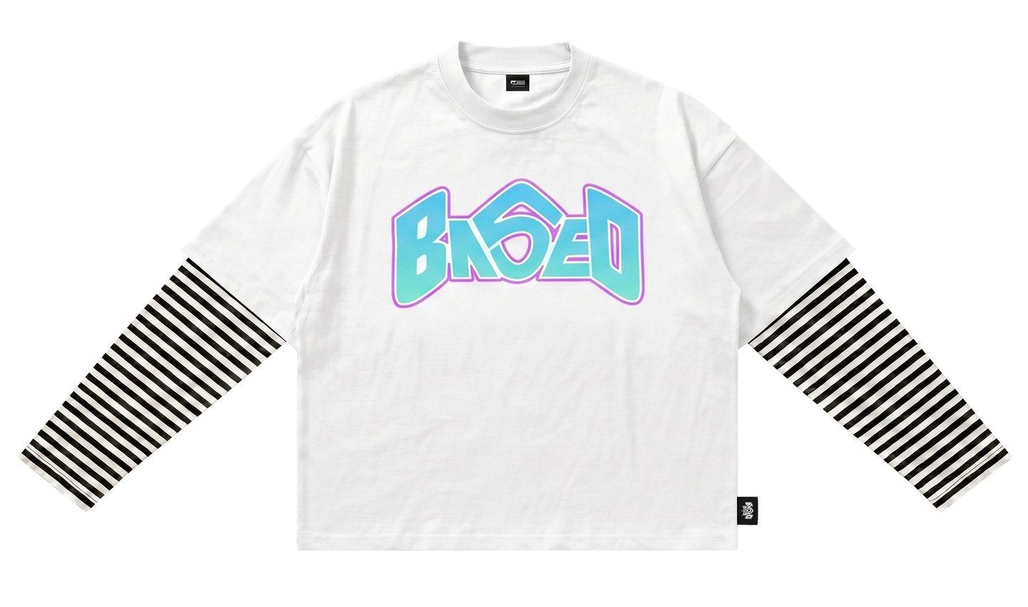 BASED NATION Double Long Sleeve White