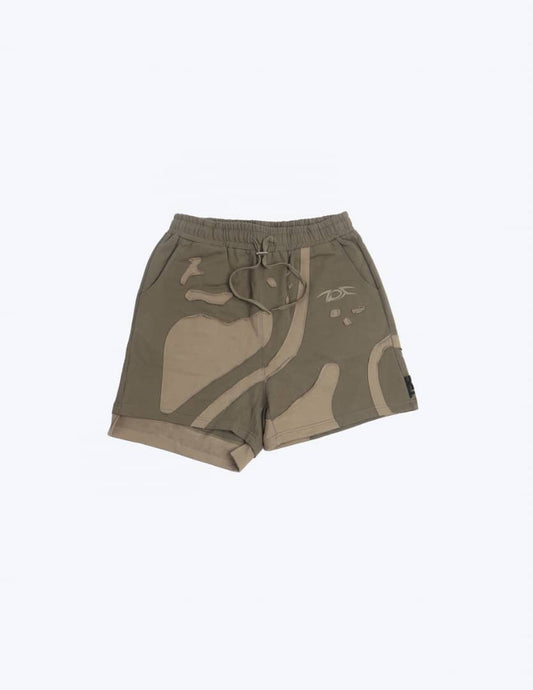 TDC LAYERED PATCHWORK “BEGE KHAKI” SHORT