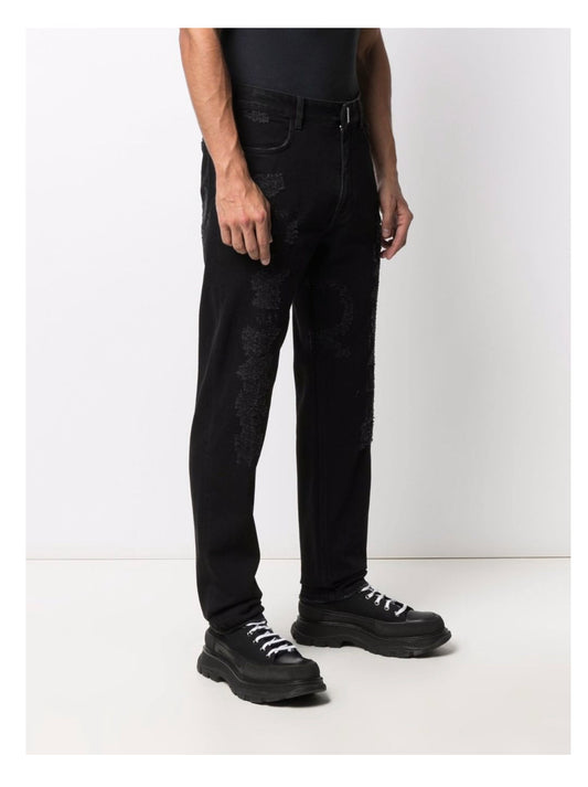 Givenchy slim-fit destroyed jeans trousers
