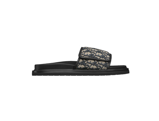 Dior Aqua Sandal 'Dior Oblique -
Black Beige'