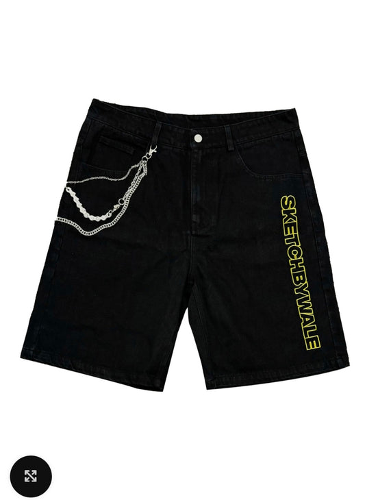 SWB OUTLINE BLACK JORT SHORT