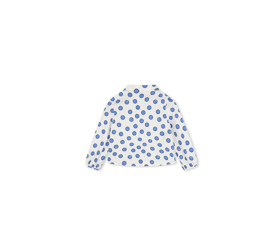 Kenzo Kids polka-dot cotton blouse