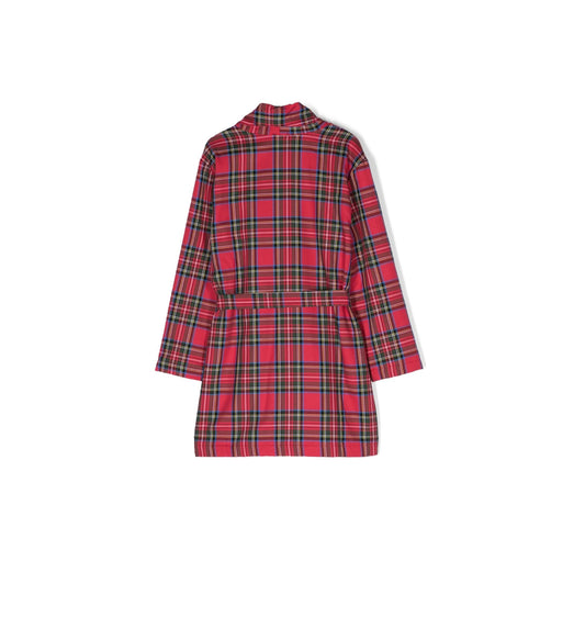 La Perla Kids
Tartan-print dressing gown