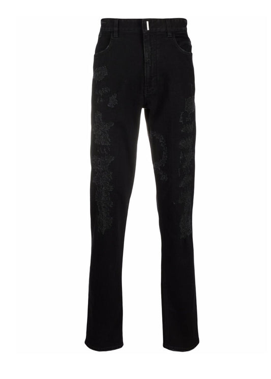 Givenchy slim-fit destroyed jeans trousers
