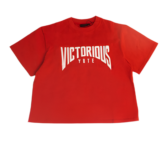 VY VALENTINE SPECIAL TEXT LOGO RED T-SHIRT
