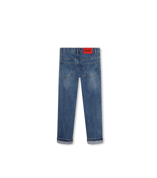 HUGO KIDS
straight-leg jeans