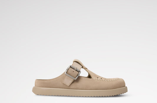 LV Easy Mule Suede Calf Leather